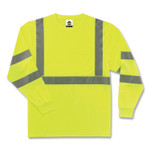 ergodyne GloWear 8391 Class 3 Hi-Vis Long Sleeve Shirt, Polyester, Lime, 2X-Large, Ships in 1-3 Business Days (EGO21706) View Product Image