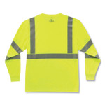 ergodyne GloWear 8391 Class 3 Hi-Vis Long Sleeve Shirt, Polyester, Lime, 5X-Large, Ships in 1-3 Business Days (EGO21709) View Product Image
