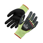 ergodyne ProFlex 7141 ANSI A4 DIR Nitrile-Coated CR Gloves, Lime, Large, 72 Pairs/Pack, Ships in 1-3 Business Days (EGO17834) View Product Image