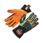 ergodyne ProFlex 925F(x) Standard Dorsal Impact-Reducing Gloves, Black/Lime, 2X-Large, Pair, Ships in 1-3 Business Days Product Image 