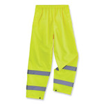 ergodyne GloWear 8916 Class E Lightweight Hi-Vis Rain Pants, 5X-Large, Lime View Product Image