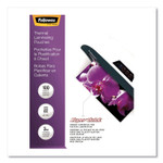 Fellowes SuperQuick Thermal Laminating Pouches, 3 mil, 9" x 11.5", Gloss Clear, 100/Pack (FEL5245801) Product Image 