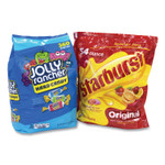 National Brand Chewy and Hard Candy Party Asst, Jolly Rancher/Starburst, 8.5 lbs Total, 2 Bag Bundle, Ships in 1-3 Business Days (GRR600B0003) Product Image 