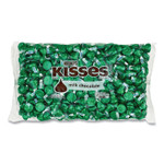 Hershey's KISSES, Milk Chocolate, Green Wrappers, 66.7 oz Bag GRR24600087 View Product Image