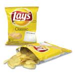 Lay's Regular Potato Chips, Classic Flavor, 1 oz Bag, 50/Carton View Product Image