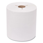 Tork Advanced Hand Towel Roll, Notched, 1-Ply, 8" x 800 ft, White, 6 Rolls/Carton (TRK8038050) View Product Image
