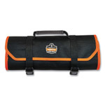 ergodyne Arsenal 5871 Polyester Tool Roll Up, 21 Compartments, 27 x 14, Polyester, Black, Ships in 1-3 Business Days (EGO13771) View Product Image