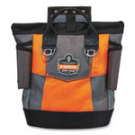 ergodyne Arsenal 5527 Premium Topped Tool Pouch with Hinged Closure, 6 x 10 x 11.5, Polyester, Orange, Ships in 1-3 Business Days (EGO13627) View Product Image