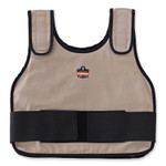 ergodyne Chill-Its 6235 Standard Phase Change Cooling Vest, Cotton, Large/X-Large, Khaki, Ships in 1-3 Business Days (EGO12004) View Product Image