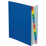 Pendaflex PressGuard Expadable 1-31 Index Desk File - 30 Printed Tab(s) - Digit - 1-30 - 30 Tab(s)/Set - Black, Blue Divider Product Image 