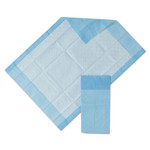 Medline Protection Plus Disposable Underpads, 17" x 24", Blue, 25/Bag View Product Image