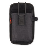 ergodyne Squids 5544 Phone Style Scanner Holster with Belt Clip and Loops, 1 Compartment, 3.75 x 1 x 6.5, Polyester,Black View Product Image