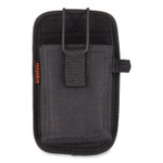 ergodyne Squids 5542 Phone Style Scanner Holster with Belt Loop, Small, 1 Compartment, 3.75 x 1 x 6.5, Polyester, Black View Product Image