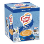 Coffee mate Liquid Coffee Creamer, French Vanilla, 0.38 oz Mini Cup, 108/Carton (NES48224) View Product Image