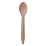 Eco-Products Wood Cutlery, General Purpose Spoon, Natural, 500/Carton View Product Image