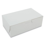 SCT White One-Piece Non-Window Bakery Boxes, 6.25 x 3.75 x 2.13, White, Paper, 250/Bundle (SCH0911) View Product Image