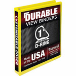Samsill Durable Three-Ring View Binder - 1" Binder Capacity - 225 Sheet Capacity - 3 Ring(s) - Fastener(s): D-Ring - Pocket(s): 2, Internal - (SAM16431) Product Image 