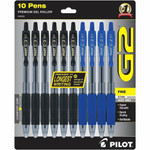 G2 Retractable Gel Ink Rolling Ball Pen - Fine Pen Point - Refillable - Retractable - Assorted Ink - Liquid Gel Ink Product Image 
