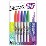 Sharpie Glam Pop Permanent Markers - Fine Marker Point - Assorted Ink - (SAN2185230) Product Image 