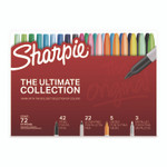 Sharpie Permanent Markers Ultimate Collection, Assorted Tip Sizes/Types, Assorted Colors, 72/Pack View Product Image