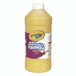 Crayola Artista II Washable Tempera Paint, Yellow, 32 oz Bottle View Product Image
