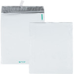 Quality Park Open-End Poly Expansion Mailers - Expansion - 11" Width x 13" Length - 2" Gusset - Self-sealing - White Product Image 