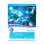 xerox Vitality Multipurpose Print Paper, 92 Bright, 20 lb Bond Weight, 8.5 x 11, White, 500 Sheets/Ream View Product Image