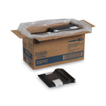 Dixie SmartStock Plastic Cutlery Refill, Series-O, Mediumweight Fork, Black, 40/Pack, 24 Packs/Carton View Product Image
