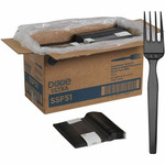 GP Pro Dixie Ultra Smartstock Series-O Medium-weight Fork Refill - Black - 40/Pack Product Image 