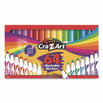Cra-Z-Art Washable Markers, Broad Bullet Tip, Assorted Colors, 64/Set View Product Image