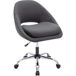 NuSparc Resimercial Lounge/Task Chair - Neutral Gray Seat Color - Fabric Seat Material - Low Back - 5-star Base - Gray Product Image 