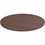 Lorell Hospitality/Conference Tabletop - x 1" Thickness x 36" Diameter - Band Edge - Espresso Table Top - Sturdy - For Reception Area, Conference Table, Breakroom, Lobby, Meeting, Office Product Image 