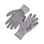 ergodyne ProFlex 7030 ANSI A3 PU Coated CR Gloves, Gray, Small, 12 Pairs/Pack View Product Image