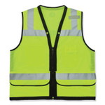 ergodyne GloWear 8253HDZ Class 2 Heavy-Duty Mesh Surveyors Vest, Polyester, Large/X-Large, Lime View Product Image
