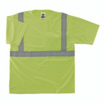 ergodyne GloWear 8289-ECO Class 2 Recycled Hi-Vis T-Shirt, Large, Lime View Product Image