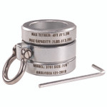 ergodyne Squids 3791 Sleever/Connecting Bar Lock Collar with Tool Attachment Point, 7 lb Max Working Capacity, 0.87" Long, Silver View Product Image
