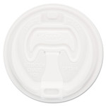 Dart Optima Reclosable Lid, Fits 12 oz to 24 oz Foam Cups, White, 100 Pack, 10 Packs/Carton (DCC16RCL) View Product Image