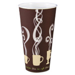 SOLO Thermoguard Insulated Paper Hot Cups, 20 oz, Steam Print Design, 600/Carton View Product Image