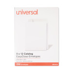 Universal EasyClose Catalog Envelope, #10 1/2, Square Flap, Self-Adhesive Closure, 9 x 12, White, 250/Box View Product Image
