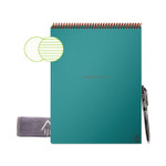 Rocketbook Flip Smart Notepad, Teal Cover, Lined/Dot Grid Rule, 8.5 x 11, White, 16 Sheets View Product Image
