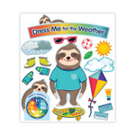 Carson-Dellosa Education Curriculum Bulletin Board Sets, 54-Piece Set, Dress Me for the Weather, 23.5" x 7.5", Multicolor View Product Image