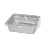 AmerCareRoyal Steam Pan Liners for 1/3-Size Pans, Includes Twist-Ties, 18" x 14", Clear, 250/Carton View Product Image