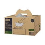 Tork Industrial Cleaning Cloths, 1-Ply, 16.34 x 14, Gray, 210 Wipes/Box View Product Image