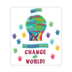 Carson-Dellosa Education Motivational Bulletin Board Sets, 47-Piece Set, One World, 24.7" x 20", Multicolor View Product Image