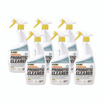 CLR PRO Commercial Probiotic Cleaner, Lemon Scent, 32 oz Spray Bottle, 6/Carton View Product Image