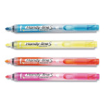 Pentel Ultra-Slim Handy-line S Retractable/Refillable Highlighters, Assorted Ink Colors, Chisel Tip, Assorted Barrel Colors, 4/PK View Product Image
