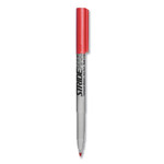 StrideMark Tank Permanent Marker, Broad Chisel Tip, Red, 12/Pack View Product Image