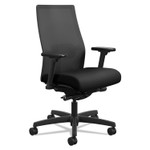 HON Ignition 2.0 4-Way Stretch Mid-Back Mesh Task Chair, Adjustable Lumbar Support, Black Seat/Back, Black Base HONI2MM2AMC10BT View Product Image