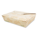World Centric No Tree Folded Takeout Containers, 50 oz, 6.2 x 8.5 x 1.85, Natural, Sugarcane, 200/Carton View Product Image