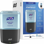PURELL ES6 Touch-Free Soap Dispenser Starter Kit - 1.27 quart Capacity - Touch-free, Hygienic, Durable, Long Lasting, Wall Mountable - Graphite Product Image 